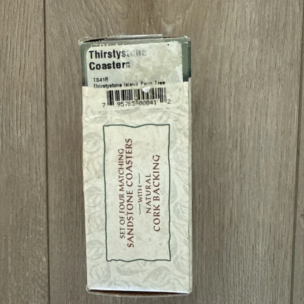 THIRTYSTONE Stars Set of 4 Sandstone Coasters NOS‎